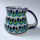Palopo Jarro Mug (Green Blue White) - 14 oz