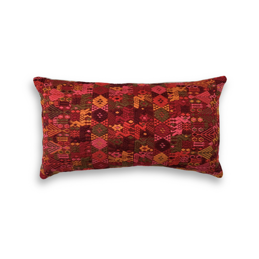 Huipil & Hemp Throw Pillow Cover