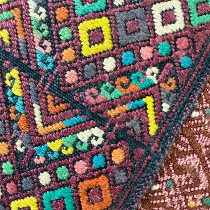 Huipil & Hemp Throw Pillow Cover