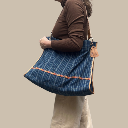 Indigo Corte Denim Tote