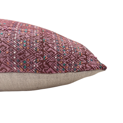 Huipil & Hemp Throw Pillow Cover