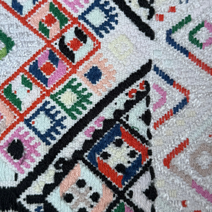 Framed Handwoven Textile (Black Frame)