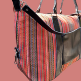 Huipil Mini-Weekender - Handwoven Travel Bag