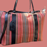 Huipil Mini-Weekender - Handwoven Travel Bag