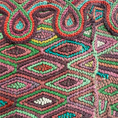 Framed Handwoven Textile (Natural Frame)