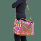 Huipil Mini-Weekender - Handwoven Travel Bag