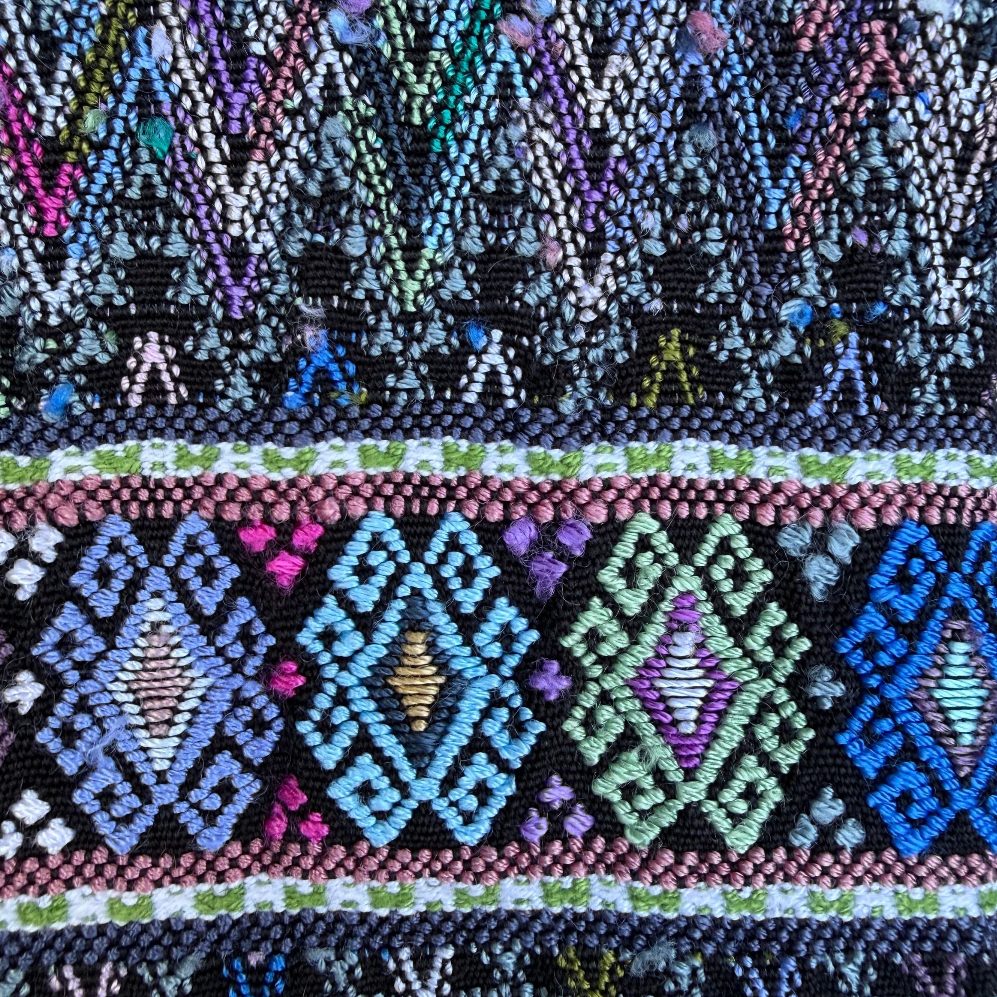 Framed Handwoven Textile (Black Frame)