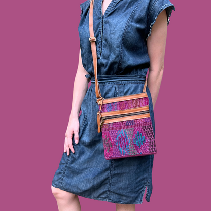 Huipil 2-Pocket Crossbody (Multiple Colors Available)