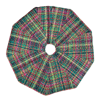 Handwoven Christmas Tree Skirt