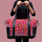 Huipil Mini-Weekender - Handwoven Travel Bag