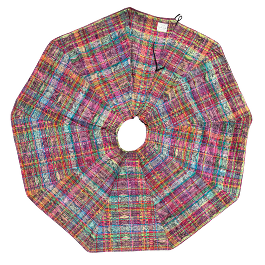 Handwoven Christmas Tree Skirt