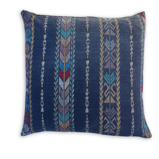 Embroidered Handwoven Corte Throw Pillow Cover