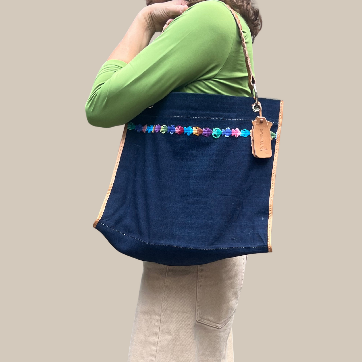 Indigo Corte Denim Tote