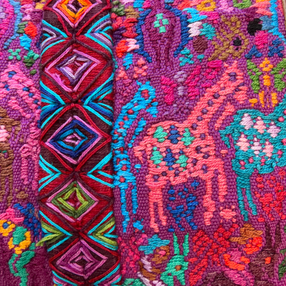 Huipil Mini-Weekender - Handwoven Travel Bag