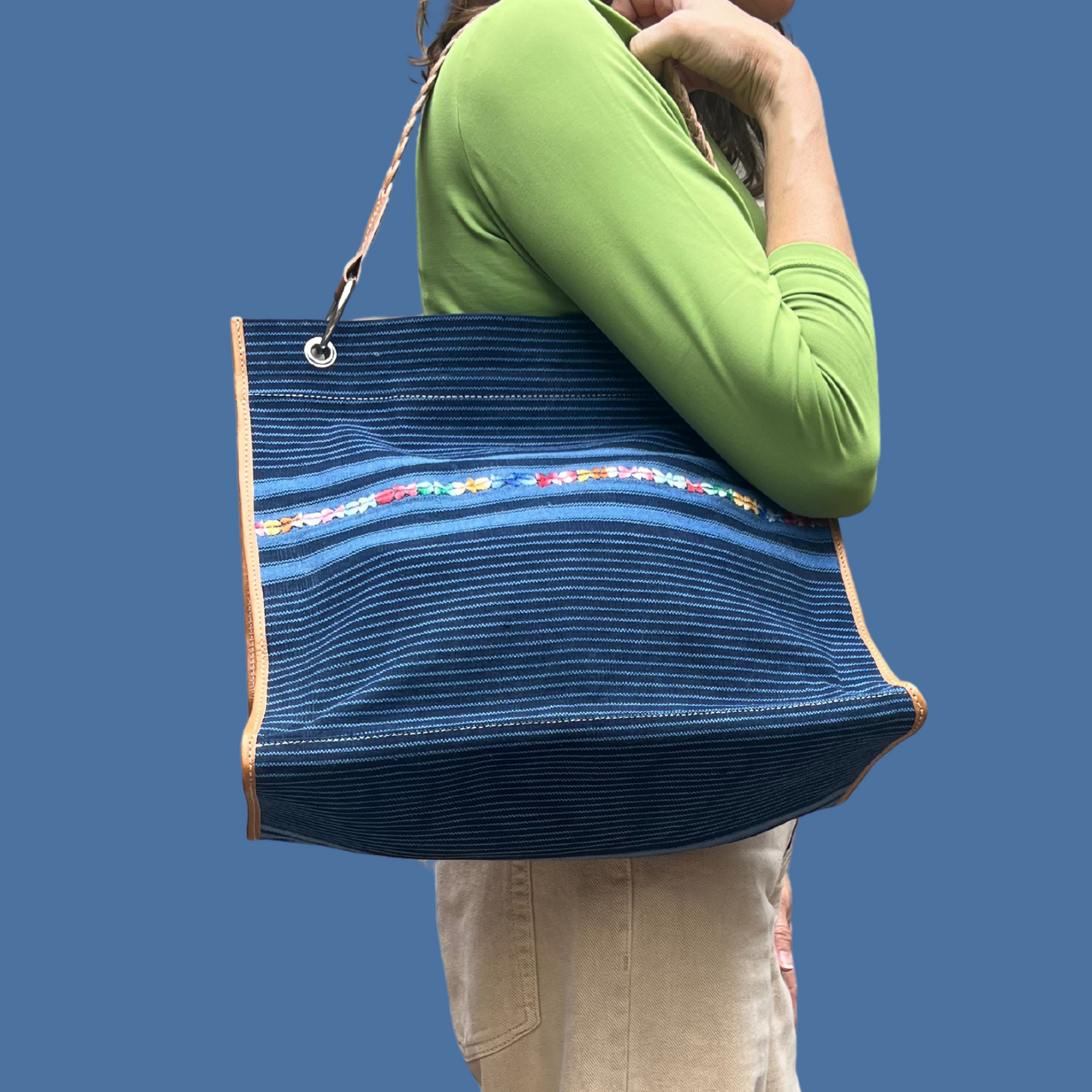 Indigo Corte Denim Tote