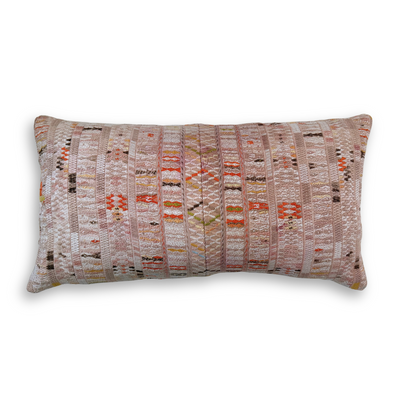 Huipil & Hemp Throw Pillow Cover