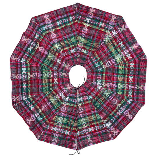 Handwoven Christmas Tree Skirt