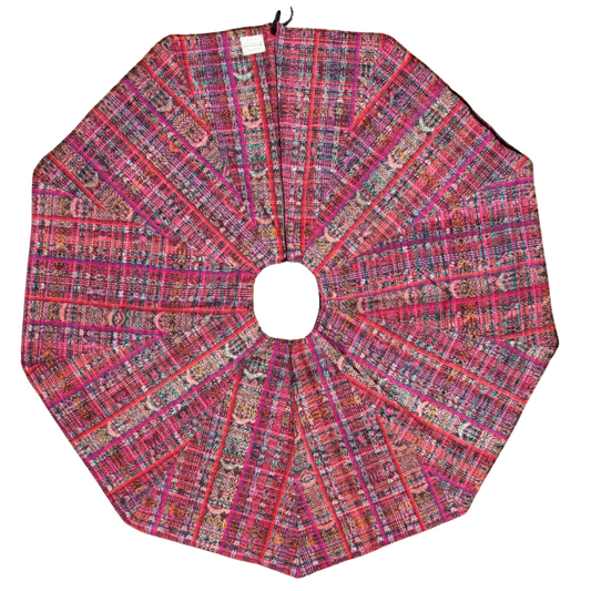 Handwoven Christmas Tree Skirt