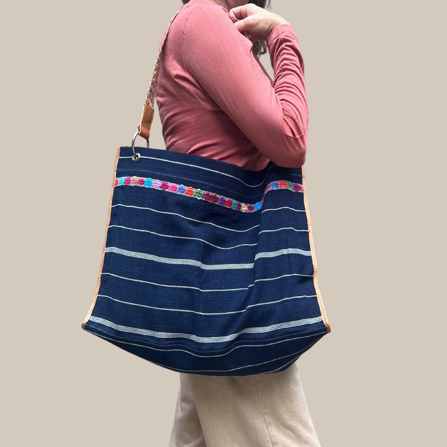 Indigo Corte Denim Tote