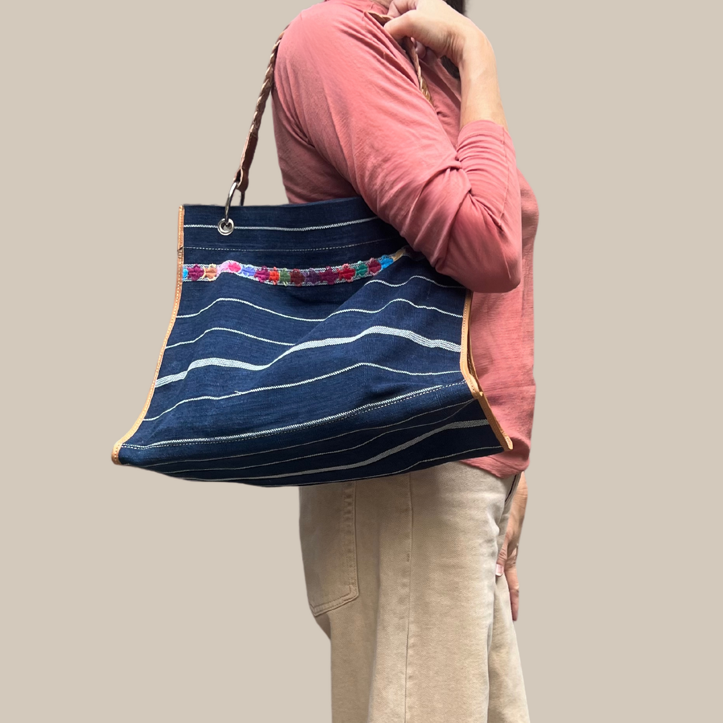 Indigo Corte Denim Tote