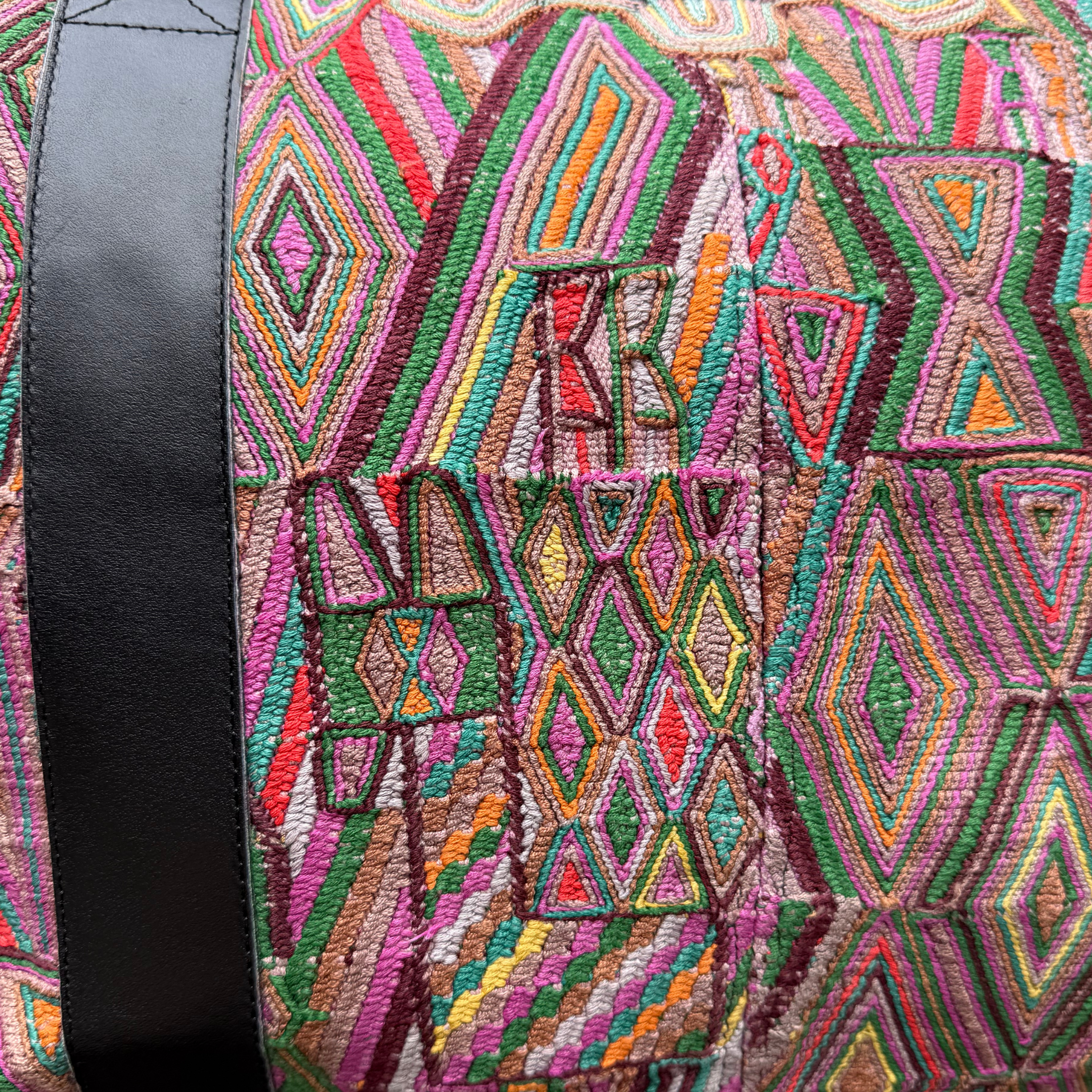 Huipil Mini-Weekender - Handwoven Travel Bag