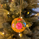 Handpainted Paper Mache Christmas Ornaments from Kashmir – Fair Trade Holiday Decor
