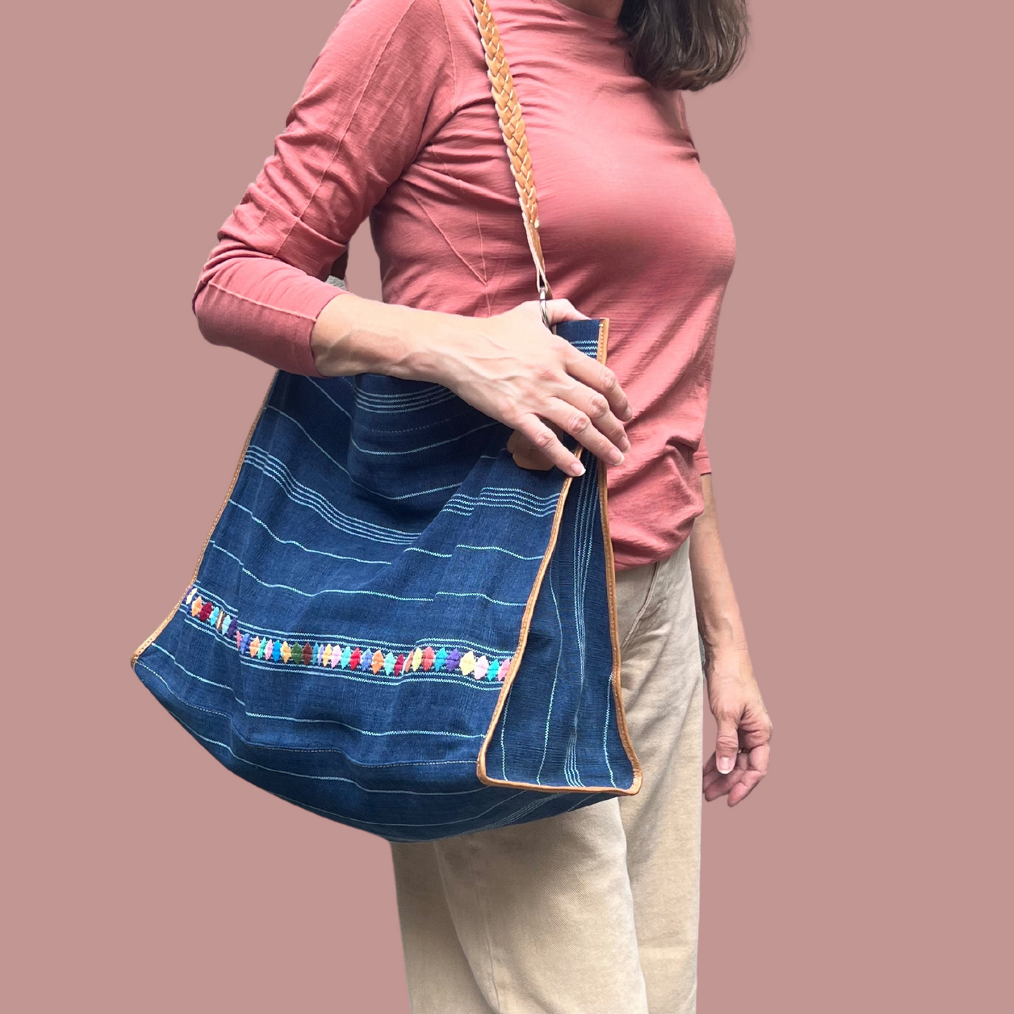 Indigo Corte Denim Tote