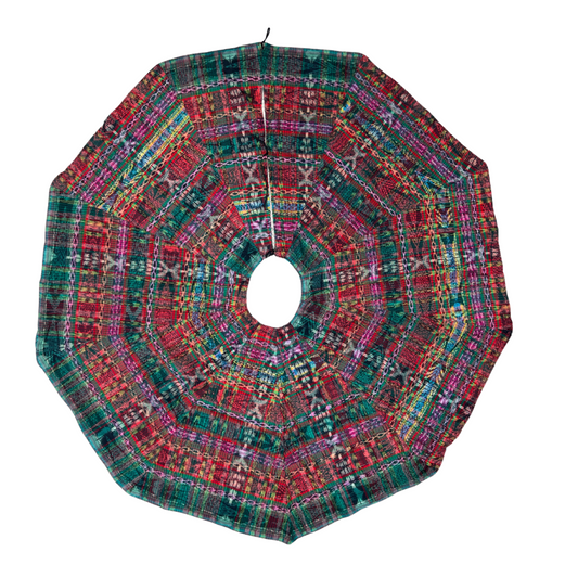 Handwoven Christmas Tree Skirt