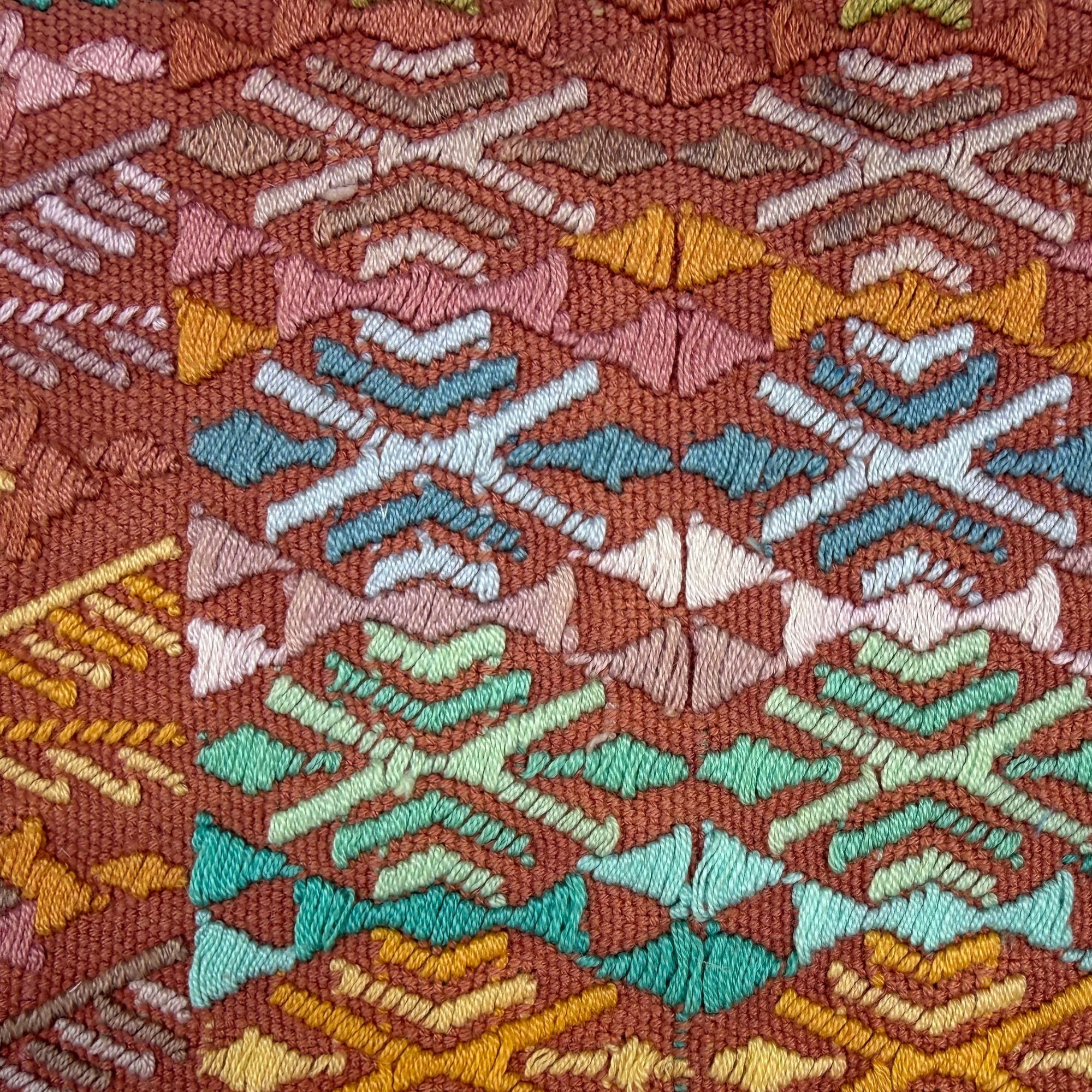 Framed Handwoven Textile (Walnut Frame)