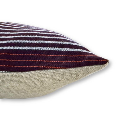 Huipil & Hemp Throw Pillow Cover