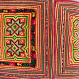 Hmong & Hemp Throw Pillow Cover