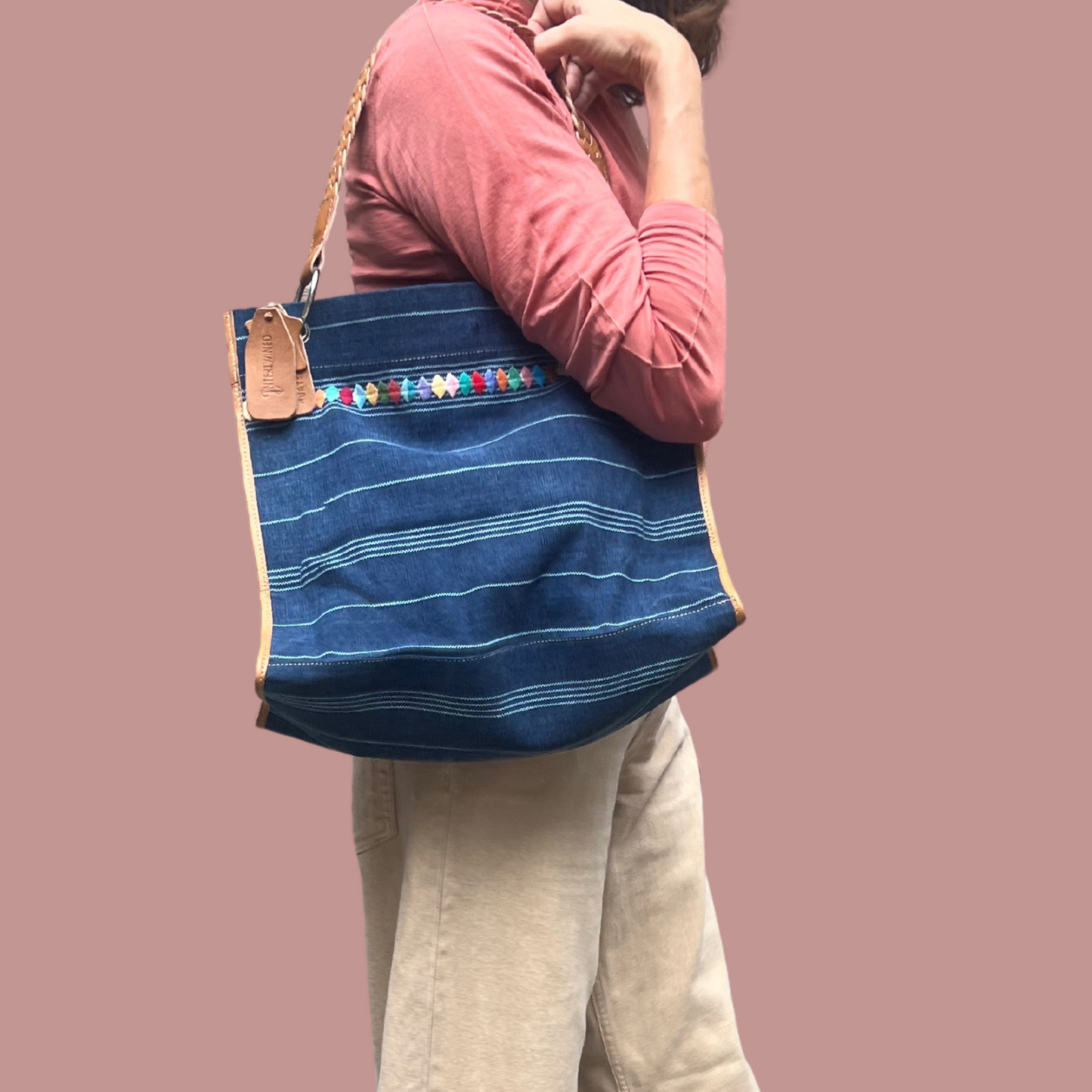 Indigo Corte Denim Tote