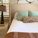 Huipil & Hemp Throw Pillow Cover