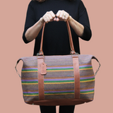 Huipil Mini-Weekender - Handwoven Travel Bag