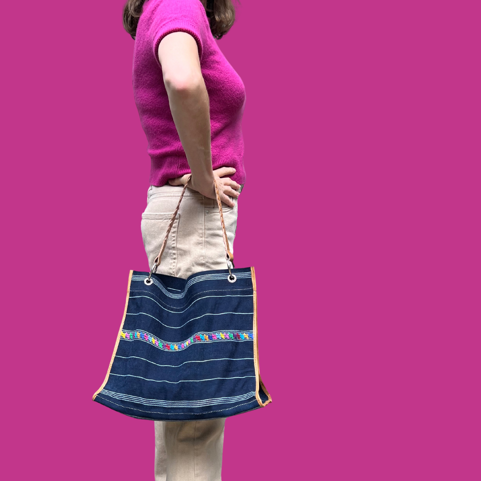 Indigo Corte Denim Tote