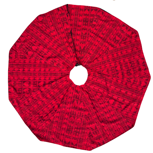 Handwoven Christmas Tree Skirt