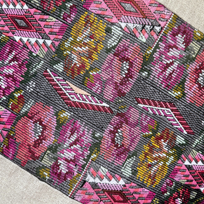 Huipil & Hemp Throw Pillow Cover