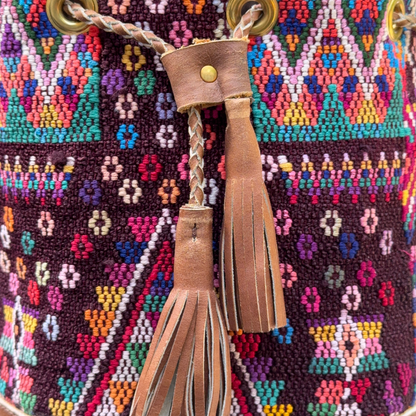 Small Huipil Bucket Bag