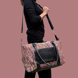 Huipil Mini-Weekender - Handwoven Travel Bag