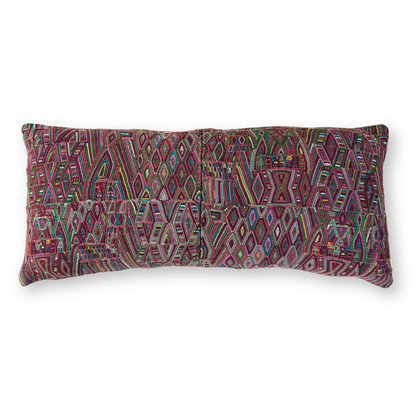 Huipil & Hemp Throw Pillow Cover