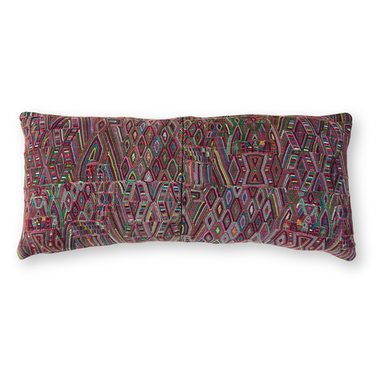 Huipil & Hemp Throw Pillow Cover