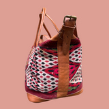 Kilim & Leather Weekender Bag