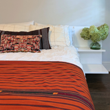Handwoven Striped Cotton Blanket