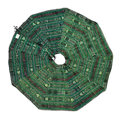 Handwoven Christmas Tree Skirt