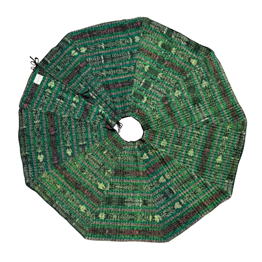 Handwoven Christmas Tree Skirt