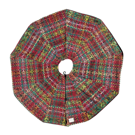 Handwoven Christmas Tree Skirt