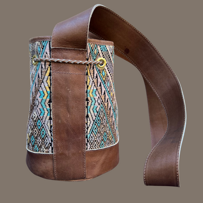 Small Huipil Bucket Bag