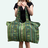 Oversized Corte Beach Tote | Handwoven Guatemalan Pool Bag