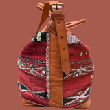 Kilim & Leather Weekender Bag