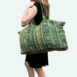 Oversized Corte Beach Tote | Handwoven Guatemalan Pool Bag